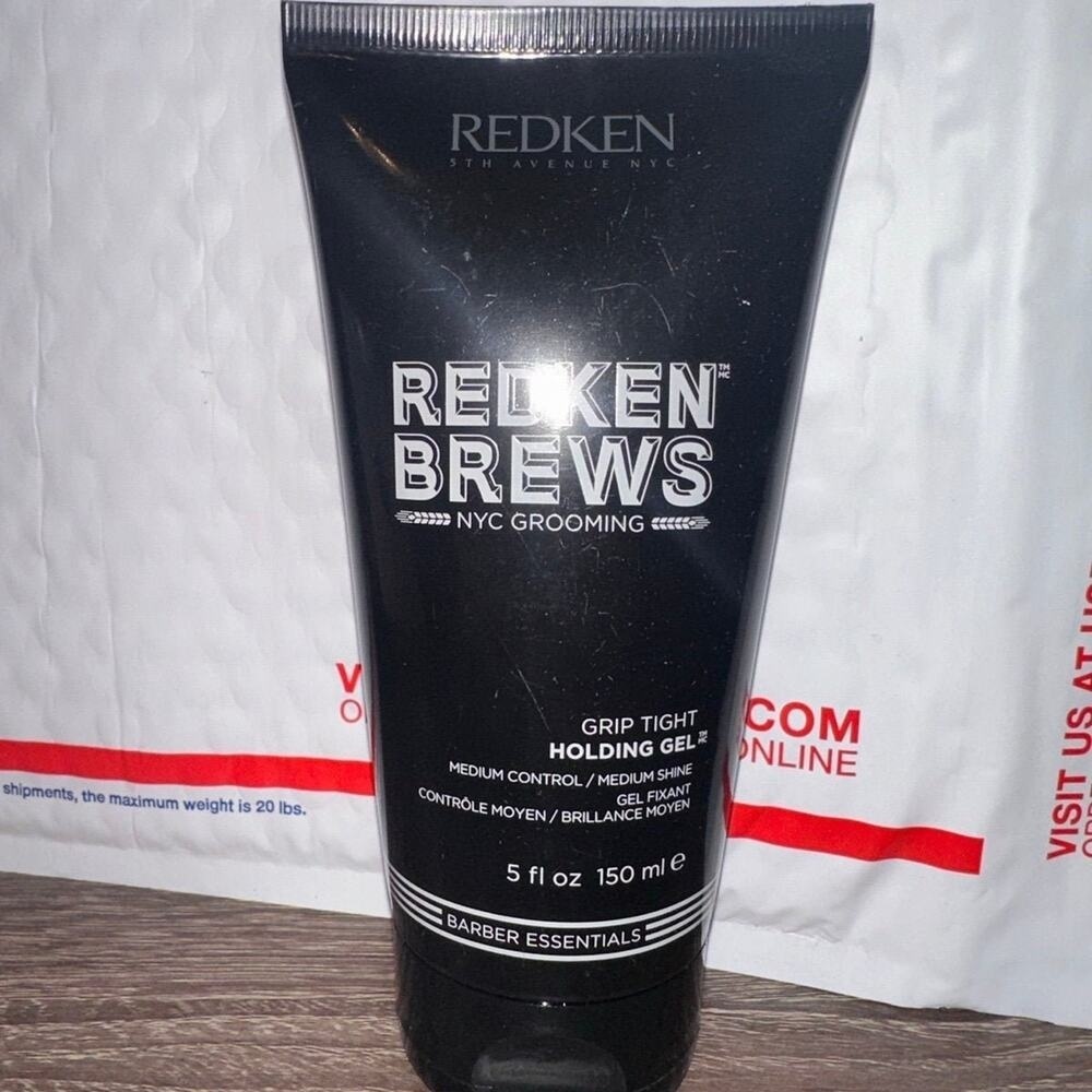 Redken Brews Grip Tight Holding Gel Medium Control Medium Shine‎ 5oz 150ml New